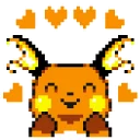 💖-Raichu moods by Lovux-The-Great, Telegram Sticker