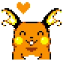💖-Raichu moods by Lovux-The-Great, Telegram Sticker