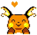 💖-Raichu moods by Lovux-The-Great, Telegram Sticker