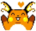 💖-Raichu moods by Lovux-The-Great, Telegram Sticker
