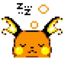 😴-Raichu moods by Lovux-The-Great, Telegram Sticker