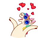 😃-Rainbow Unicorn, Telegram Sticker