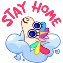 🦠-Rainbow Unicorn, Telegram Sticker
