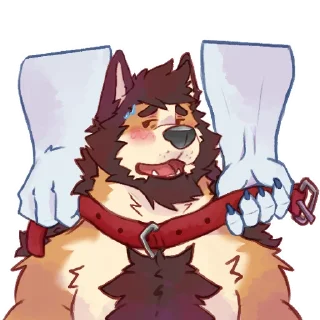 😣-Rakucito, Telegram Sticker