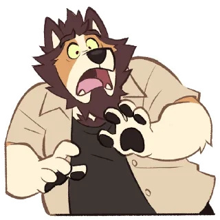 😨-Rakucito, Telegram Sticker