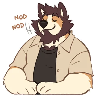 🙂‍↕️-Rakucito, Telegram Sticker