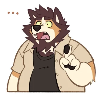 😨-Rakucito, Telegram Sticker