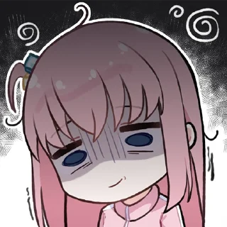 😨-Bocchi the Rock! (@TodorokiShouto), Telegram Sticker