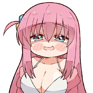 😏-Bocchi the Rock! (@TodorokiShouto), Telegram Sticker