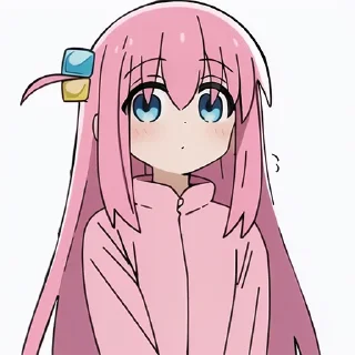 😐-Bocchi the Rock! (@TodorokiShouto), Telegram Sticker