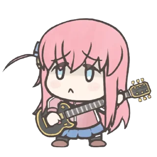 🎸-Bocchi the Rock! (@TodorokiShouto), Telegram Sticker