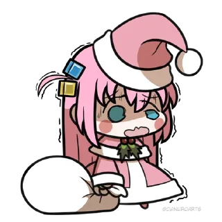 🧑‍🎄-Bocchi the Rock! (@TodorokiShouto), Telegram Sticker