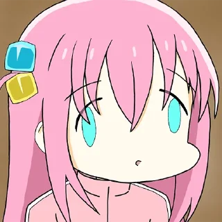 😧-Bocchi the Rock! (@TodorokiShouto), Telegram Sticker