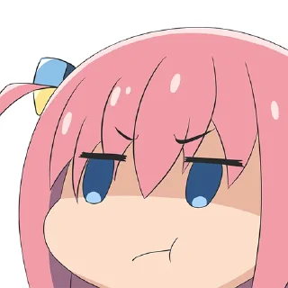 😠-Bocchi the Rock! (@TodorokiShouto), Telegram Sticker