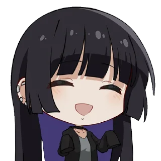 ☺️-Bocchi the Rock! (@TodorokiShouto), Telegram Sticker