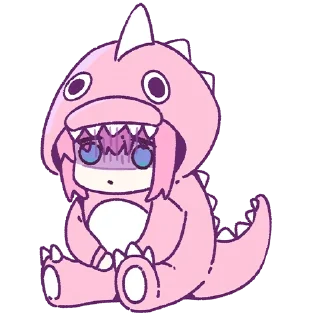 🦖-Bocchi the Rock! (@TodorokiShouto), Telegram Sticker