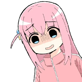 😅-Bocchi the Rock! (@TodorokiShouto), Telegram Sticker