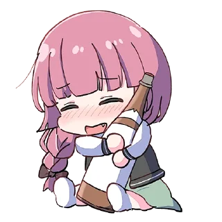 ☺️-Bocchi the Rock! (@TodorokiShouto), Telegram Sticker