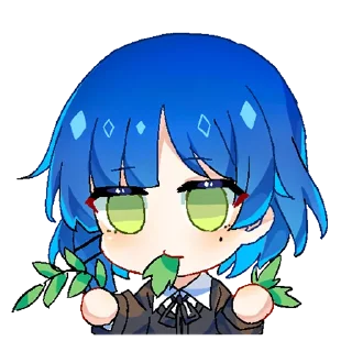 🌿-Bocchi the Rock! (@TodorokiShouto), Telegram Sticker