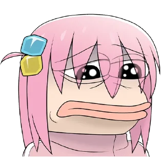 🥺-Bocchi the Rock! (@TodorokiShouto), Telegram Sticker