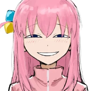 😏-Bocchi the Rock! (@TodorokiShouto), Telegram Sticker