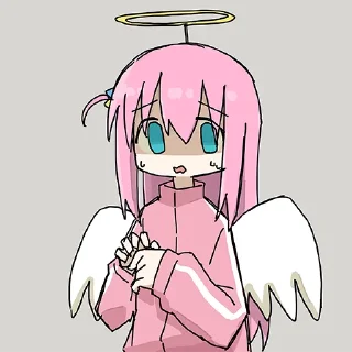😇-Bocchi the Rock! (@TodorokiShouto), Telegram Sticker
