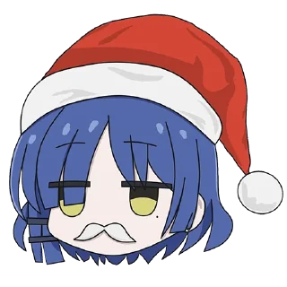 🎅-Bocchi the Rock! (@TodorokiShouto), Telegram Sticker