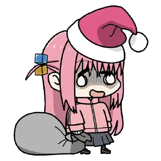 🧑‍🎄-Bocchi the Rock! (@TodorokiShouto), Telegram Sticker