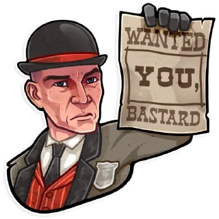 👮‍♂️-Red Dead Redemption, Telegram Sticker