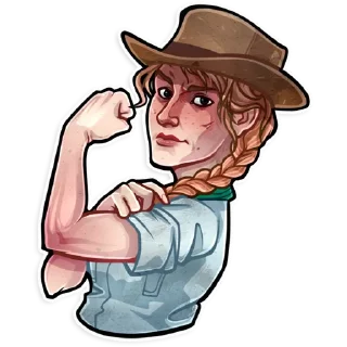 💪-Red Dead Redemption, Telegram Sticker