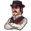 😁-Red Dead Redemption, Telegram Sticker