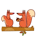 💑-Red Squirrel, Telegram Sticker