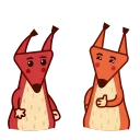 🤝-Red Squirrel, Telegram Sticker