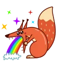 🤮-Red Squirrel, Telegram Sticker