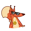 😎-Red Squirrel, Telegram Sticker