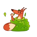 👋-Red Squirrel, Telegram Sticker