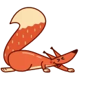 😂-Red Squirrel, Telegram Sticker