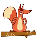 😡-Red Squirrel, Telegram Sticker