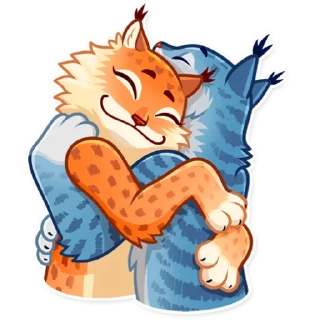 🤗-Lynx, Telegram Sticker