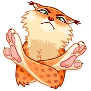 🙅‍♀️-Lynx, Telegram Sticker