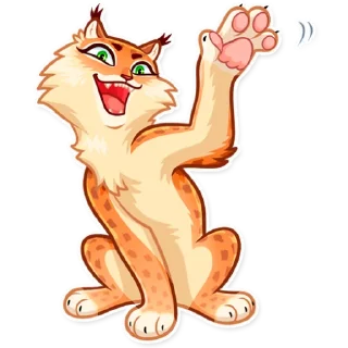 👋-Lynx, Telegram Sticker