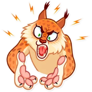 😠-Lynx, Telegram Sticker