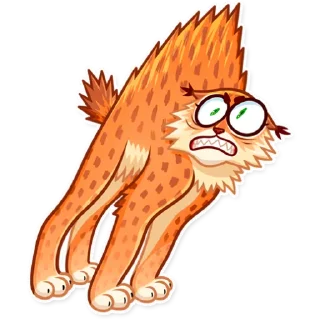 😱-Lynx, Telegram Sticker
