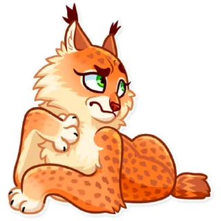 🤨-Lynx, Telegram Sticker