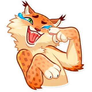 😂-Lynx, Telegram Sticker