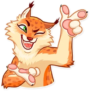 😉-Lynx, Telegram Sticker