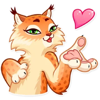 😘-Lynx, Telegram Sticker
