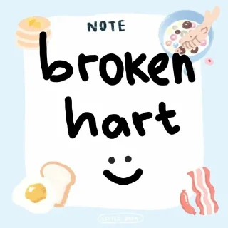 💔-reiki notes, Telegram Sticker