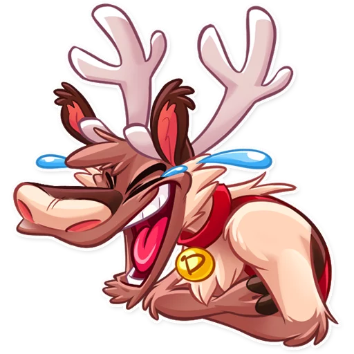 Reindeer Party, telegram sticker