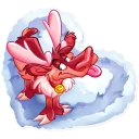 ❤️-Reindeer Party, Telegram Sticker
